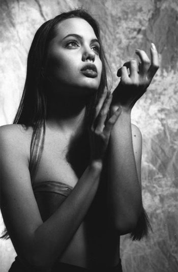 angelina jolie photoshoot 2010. Angelina Jolie first modelling